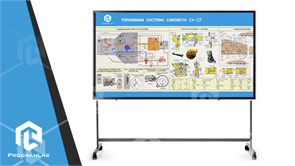 Стенд-планшет светодиодный «Электрооборудование топливной системы самолета Су-27»
