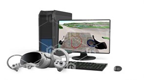 Виртуальный учебный комплекс «Виртуальное VR-ориентирование на местности, определение координат, поиск пострадавших» К3