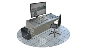 Тренажерный комплекс технологического оборудования «Прошивной стан с индивидуальным приводом валков»