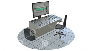 Тренажерный комплекс технологического оборудования «Печь с шагающими балками»