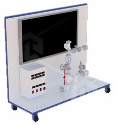 Учебная лабораторная установка "Фонтанная эксплуатация нефтегазовых скважин"