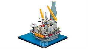 Наглядный макет "Нефтегазодобывающая платформа"