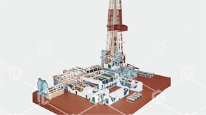 Наглядный макет "Буровая установка БУ-5000"